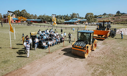 Exitosa jornada de pavimentación